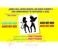 PARA CHICAS NACIONALES O EXTRANJERAS EN QUITO GUAYAQUIL CUENCA IBARRA Y MANTA