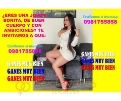 CHICA BONITA TE INVITAMOS A TENER BUENOS INGRESOS