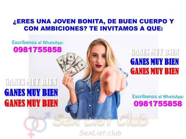 TE INVITAMOS A SER UNA ESCORT DE LAS QUE COBRAN BIEN