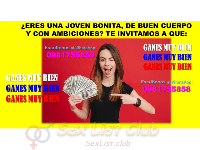 SE REQUIEREN SEÑORITAS LINDAS DE BUENA ACTITUD PARA CLIENTES SOLVENTES