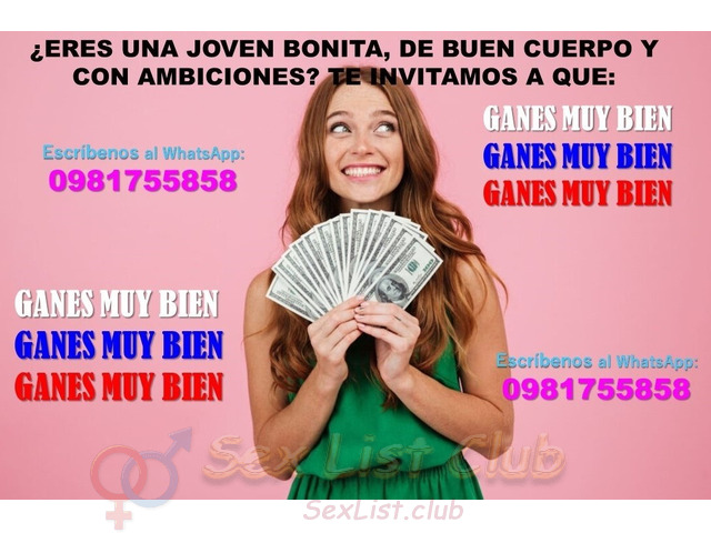 PARA CHICAS LINDAS QUE BUSQUEN MEJORAR SU ECONOMÍA