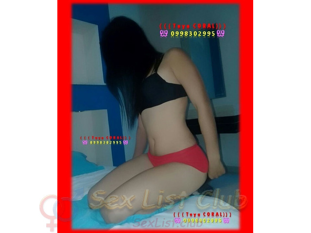 Aquí me tienes ardiendo de ganas por complacerte en la cama Tuya CORAL 0998302995