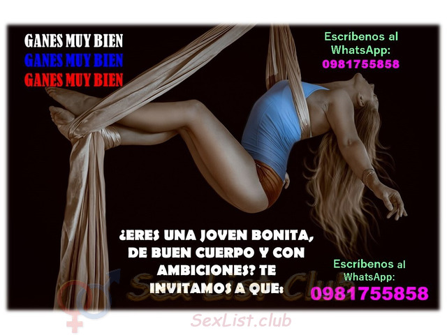 TRABAJO EN ALTO NIVEL Y BIEN PAGADO PARA CHICAS BONITAS Y FEMENINAS