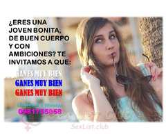 TE INVITAMOS A SER UNA ESCORT CLASE A DE LAS QUE COBRAN BIEN