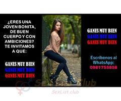 QUIERES SER AUTENTICA DAMA DE COMPAÑÍA PARA ATENDER EXTRANJEROS