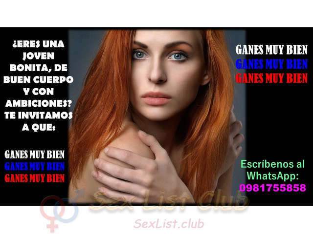 SOLICITAMOS CHICAS PARA QUITO GUAYAQUIL CUENCA MANTA AMBATO