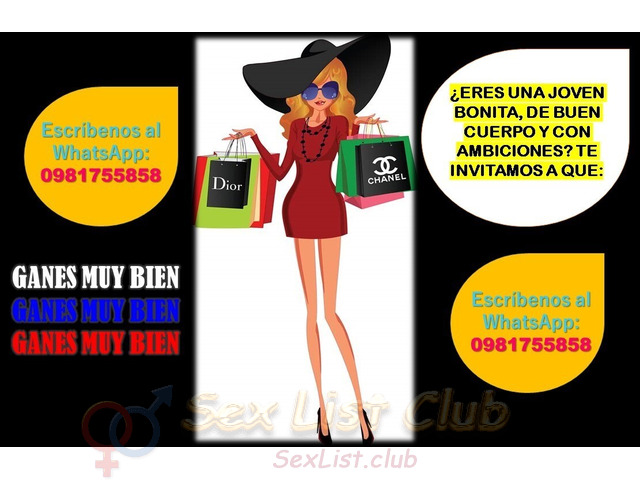 NECESITAMOS CHICAS DE BUENA PRESENCIA Y PUNTUALES