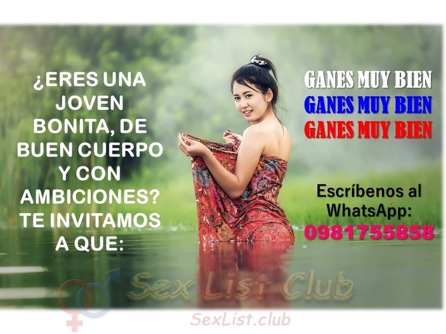 TRABAJO BIEN REMUNERADO PARA LAS CHICAS HERMOSAS