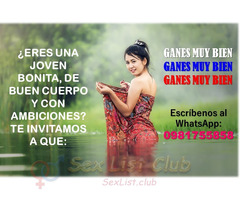 TRABAJO BIEN REMUNERADO PARA LAS CHICAS HERMOSAS