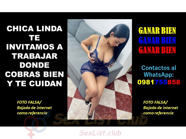 SI ERES CULTA Y BONITA PUEDES GANAR BIEN EN TUS HORAS LIBRES