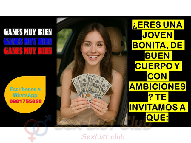 Eres bonita y ambiciosa Esta es tu oportunidad