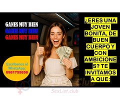 Las chicas inteligentes saben cómo ganar bien y con clase
