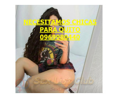 TRABAJO EN EL NORTE DE QUITO PREPAGOS ESCORTS