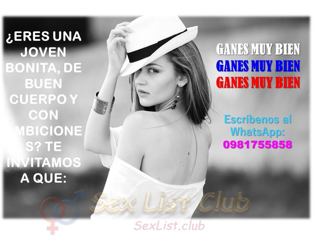 Oportunidad real para chicas bonitas y cumplidas