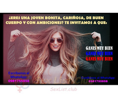 Bonita Joven Y Con Buena Presencia Esta Es Tu Oportunidad