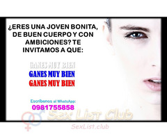 Oportunidad Inmediata Para Chicas Con Clase Y Alta Proyección Económica