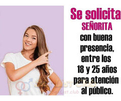 TRABAJO INMEDIATO PARA CHICAS EN QUITO