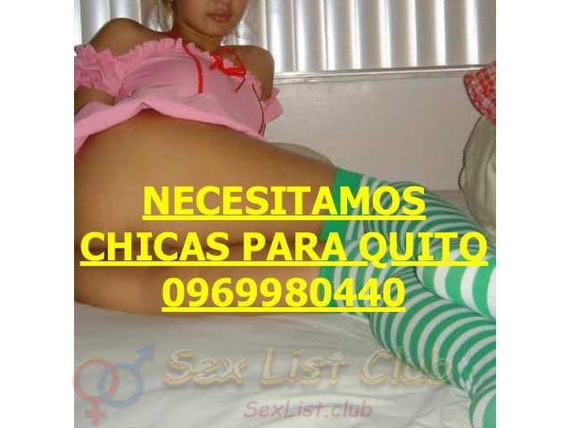 NECESITAMOS SEÑORITAS BONITAS NORTE DE QUITO