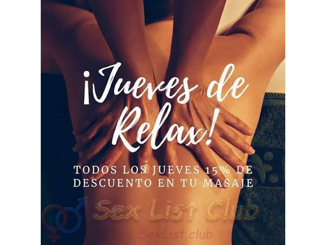 HOY JUEVES 2X1 EN TUS MASAJITOS RELAX