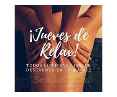 HOY JUEVES 2X1 EN TUS MASAJITOS RELAX