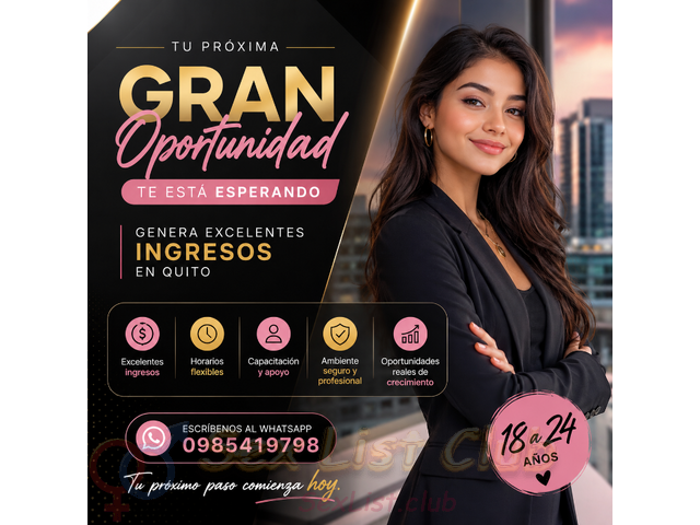 Excelentes Ingresos En Un Ambiente Exclusivo