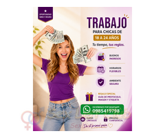 UN TRABAJO DIFERENTE PARA CHICAS DECIDIDAS